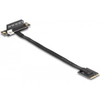 Adaptador M.2 NVMe Key A+E a PCIe x4 con cable de 20 cm - Delock 64218