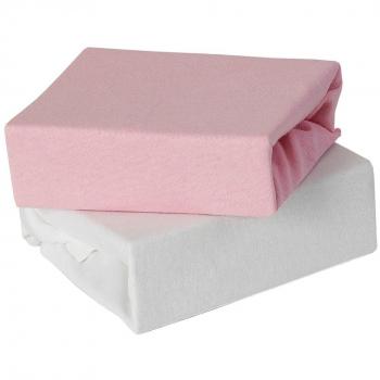 Hojas Cunas para bebé Hojas Elegancia Moisés Jersey Armarios Pack 2 Rose