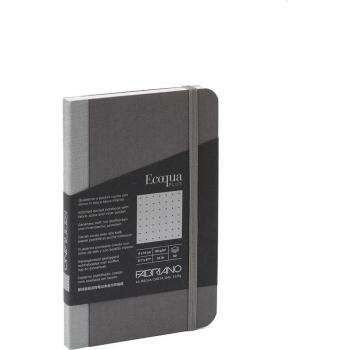 Cuaderno Fabriano Ecoquaqua Gris A6 90G Puntos 80 Hojas