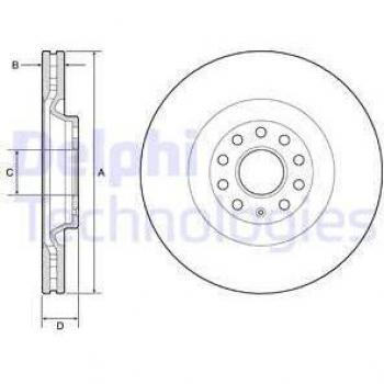 Disco de freno DELPHI BG9202C con características de alta calidad, diseño optimizado para un rendimiento superior, fabricado con materiales duraderos que garantizan una larga vida útil y una excelente capacidad de frenado