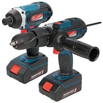 Silverline 952498 - Taladro percutor y atornillador de impacto Silverstorm 18 V