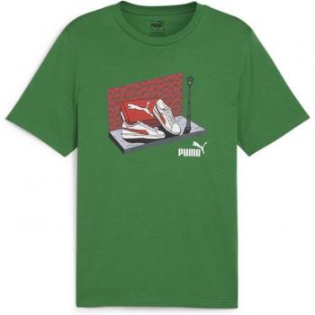 Camiseta Puma Graphic Sneaker Box Tee 680175 86 Verde