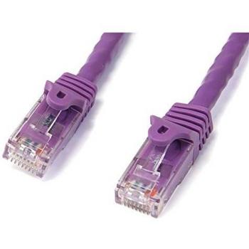 StarTech.com 2m Purple Gigabit Snagless RJ45 UTP Cat6 Patch Cable - 650MHz 100W PoE Network Cord with Strain Relief, Fluke Tested, UL Certified, TIA/EIA-568-B