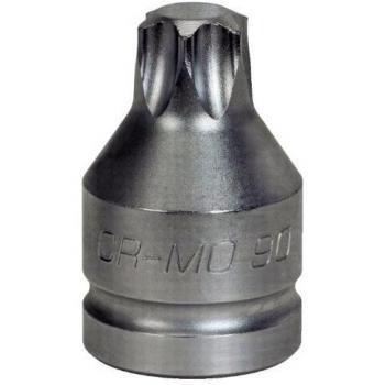 KS Tools 515.0018 Llave de vaso de impacto Torx con orificio TB90, 3/4