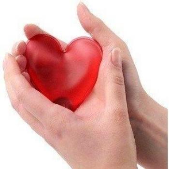 Extra A Mano De Gran Corazón Caliente