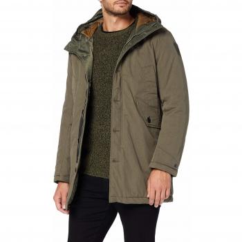 Blauer Impermeabile/Trench Lunghi Imbottito Ovatta Parka,