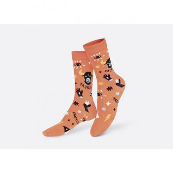 Calcetines Zodiaco Tauro Talla Única Naranja