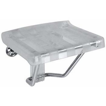 Asiento de ducha plegable transparente HELP 38x33x30cm