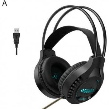 Auriculares Gamer con Cable Ligeros Universales Over Ear RGB