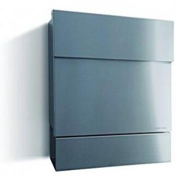 Radius – Letterman V – Buzón –  – con compartimento para el periódico – Acero inoxidable – 40 x 47,5 x 11,5 cm