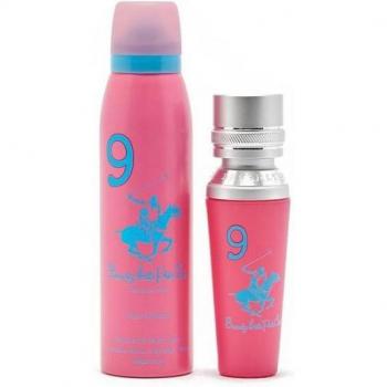 Beverly Hills Polo Club Femme Nº9 Eau De Toilette and Deodorant Spray Set 225ml