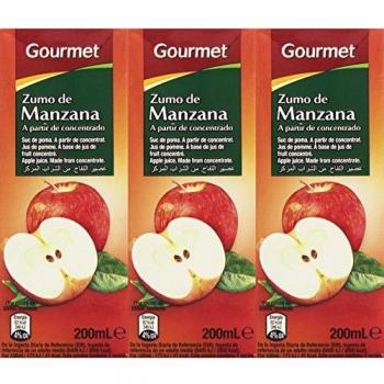 Gourmet - Zumo de manzana - 3 x 200 ml