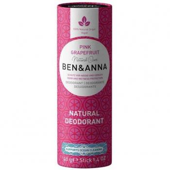 BEN&ANNA Natural Deodorant Pink Grapefruit deodorant stick 40 g