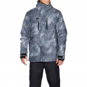 Quiksilver Mission Chaqueta de Nieve, Hombre, Gris