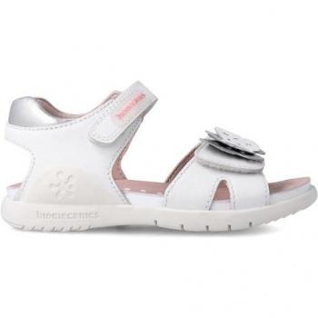 Sandalias Biomecanics para niñas con print de mariposa en color blanco