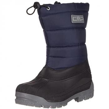 Botas de Nieve CMP Sneewy, color azul marino y negro, para bebé, talla 28