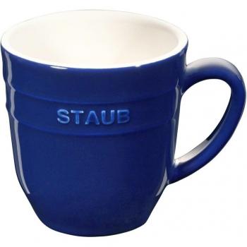 Taza Staub - 0.35 Litros, Azul Oscuro y Rojo Cereza