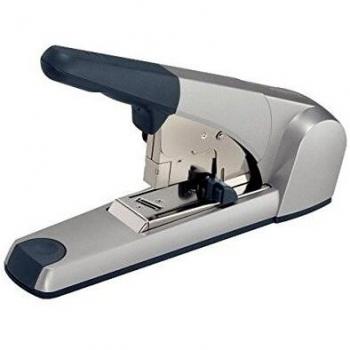 Grapadora Leitz 5553 Heavy Duty Flat Clinch, Capacidad para 120 Hojas, Color Plateado