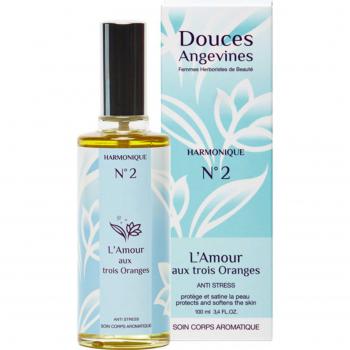 Douces Angevines L'Amour aux Trois Oranges - Harmonique N°2 Anti-Stress, Cuidado corporal 100 ml de aceite