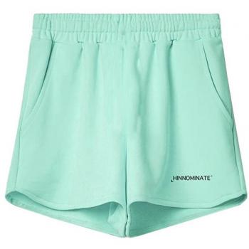 HINNOMINATE Green Cotton Short - XL, Casual Shorts, male, Size: XL, Cotton Fleece Shorts with Side Slits