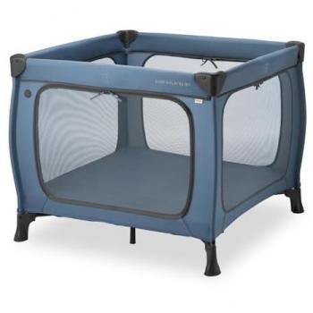 Cuna de viaje Hauck Sleep N Play SQ azul oscuro con colchón de espuma