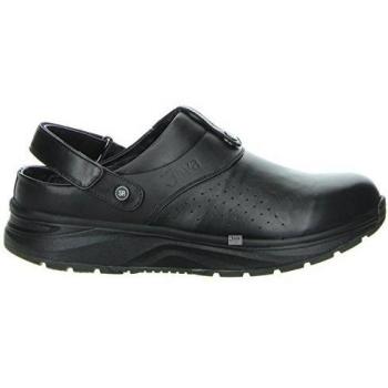 Joya IQ SR Black Leather Men's Clogs
