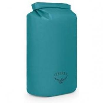 Bolsa estanca Osprey Wildwater Dry 25L azul turquesa, capacidad de 25 litros, material resistente al agua, cierre enrollable, diseño ligero y compacto, ideal para actividades acuáticas y senderismo