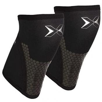 PICSIL Hex Tech 7mm Neoprene Knee Sleeves for Cross Training and Weightlifting (Pair)