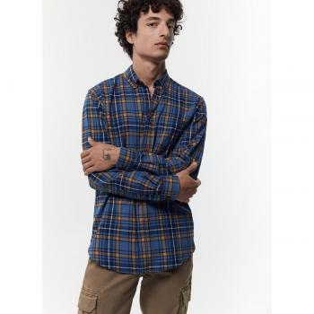 Camisa de franela a cuadros para hombre Sfera