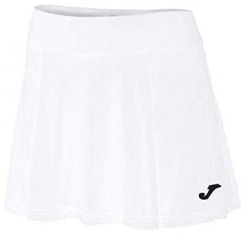 Falda de tenis Joma Torneo mujer blanca características: diseño deportivo, tejido ligero y transpirable, ajuste cómodo, ideal para actividades deportivas y uso diario