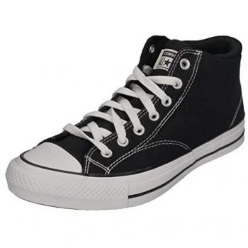 Zapatilla Converse Chuck Taylor All Star Malden Street Mid Negro, Sneaker Hombre, Black/White/Black, Talla 44 EU