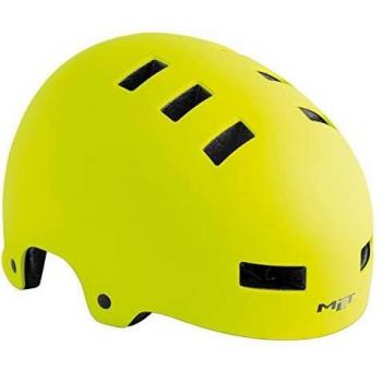 MET Casco S(51-55), Adultos Unisex, Multicolor (Zone Amarillo)