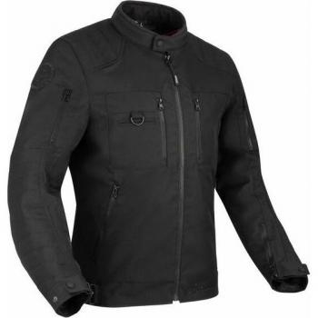 Bering Chaqueta de Moto Corpus Negra - Chaqueta textil para motocicleta, color negro, talla M