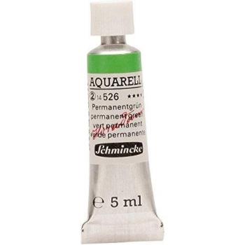 Pintura Acuarela Schmincke Horadam Verde Permanente 5ml