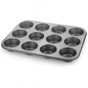Nonstick Muffin Pan 12-Cup, PAMISO Reusable carbon steel Regular Muffin Pan, cupcake pans ,popover pan