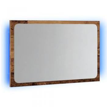 Espejo de baño con luz LED Roble Artisan 60x8,5x38 cm