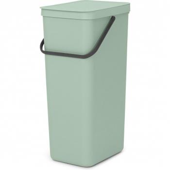 Brabantia Sort and Go Recycling Bin, 40L, Jade Green