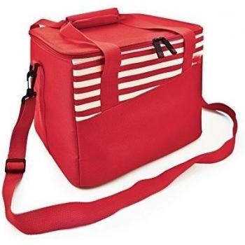 IRIS Sailor Bolsa Nevera, Tela, Rojo y Blanco, 29.5x24.5x24.5 cm