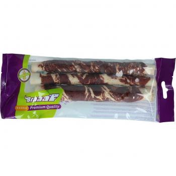 Braaaf Twister de Cordero con Bacalao Snacks para Perros - 21 cm, 180g, Pack de 3 Unidades