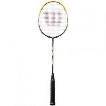 WILSON Recon P1600 Raqueta de bádminton, Unisex, Grosor de empuñadura: 4, Amarillo/Negro