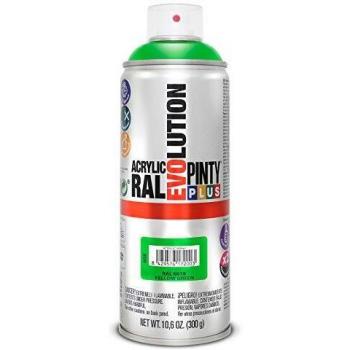 Evolution Pinty RAL 6018 Bomb - Pintura acrílica 400 ml, color verde/amarillo