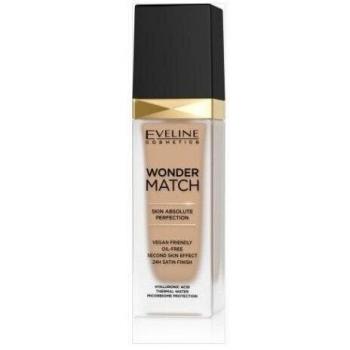 Eveline Cosmetics Wonder Match Long-Lasting Liquid Foundation with Hyaluronic Acid Shade 30 Cool Beige 30 ml