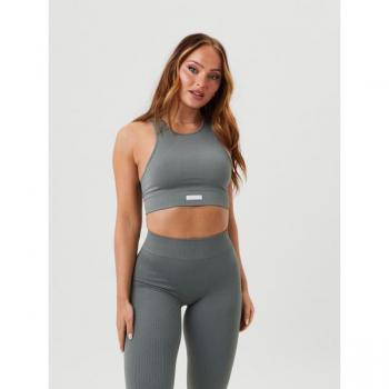 Björn Borg Alice Stenlöf Racer Cropped Top Grey, LXL
