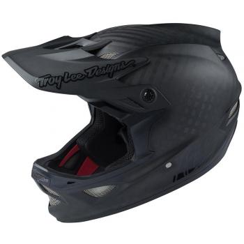 Troy Lee D3 carbono MIPS – Casco, casco, Unisex, color Midnight Black, tamaño medium