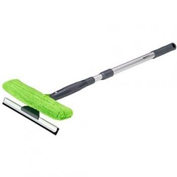 Amazon Basics - Limpiacristales extensible con cabezal giratorio
