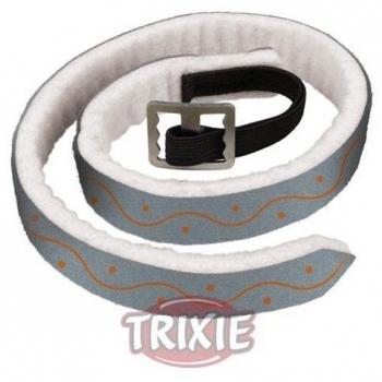 Collar Natural Trixie para Gatos y Perros Pequeños de 36 Cm con Extracto de Margosa y Banda Elástica Reflectante Plata/Naranja