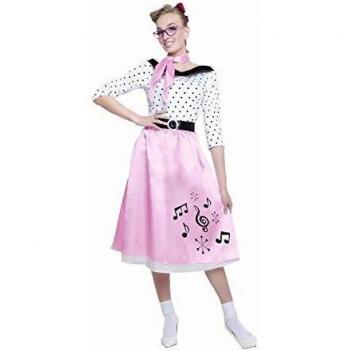DISFRAZ AÑOS 50 PINK LADIES TALLA S