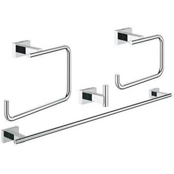 Grohe - Set de accesorios de baño Juego de baño 4 en 1 color Rectangular