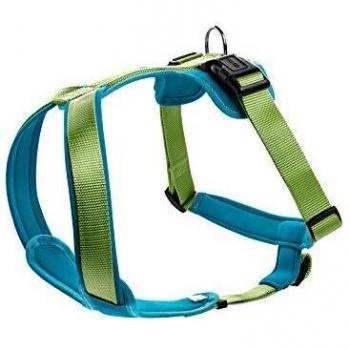 Arnés Hunter para perros, de nailon/neopreno, verde, XS