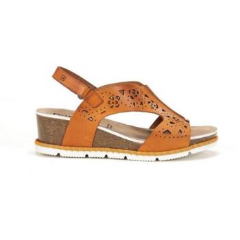 DORKING D9319 SANDALIA PLANA de Cuero Camel 38